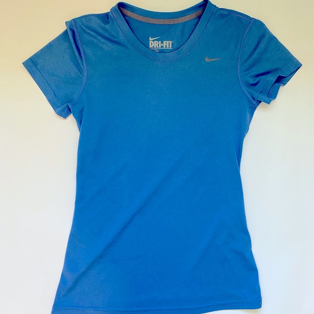 Nike Dri Fit Blue Short Sleeve Tee Activewear